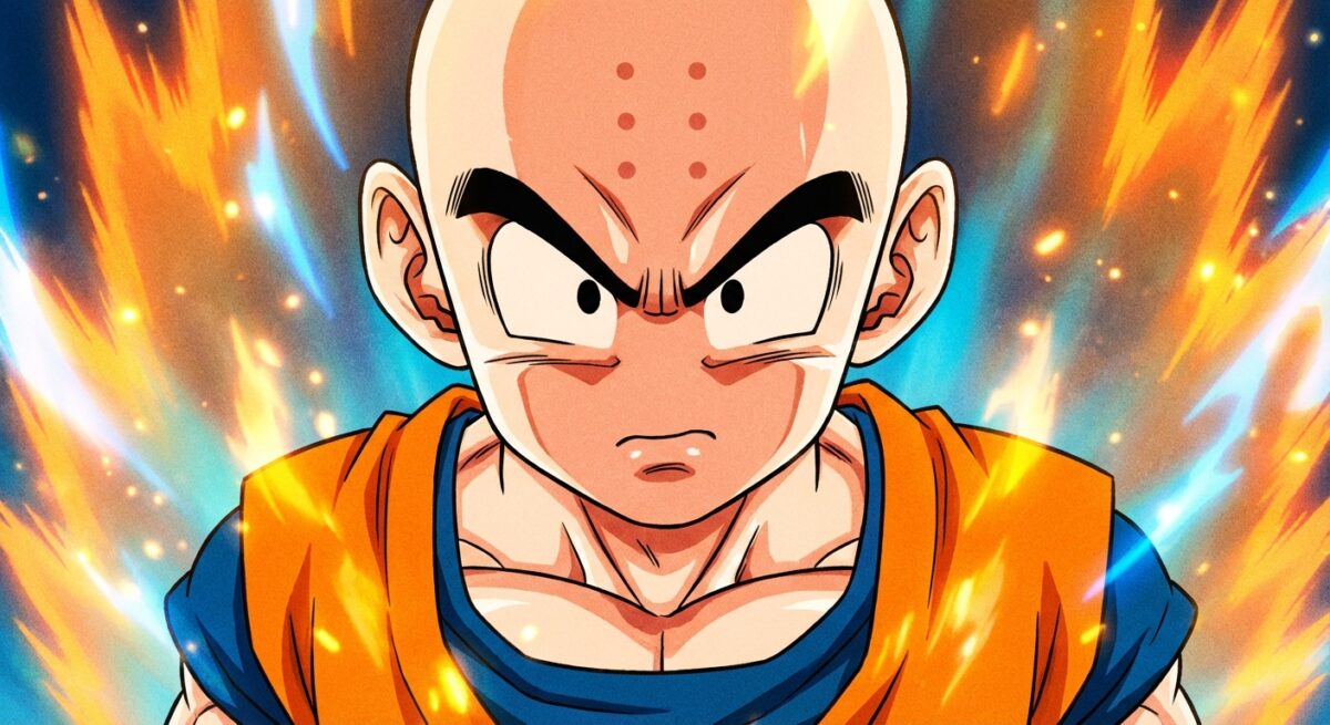 découvrez une illustration rare de krillin de dragon ball, un véritable trésor retrouvé qui fait revivre la nostalgie des fans des années 90.