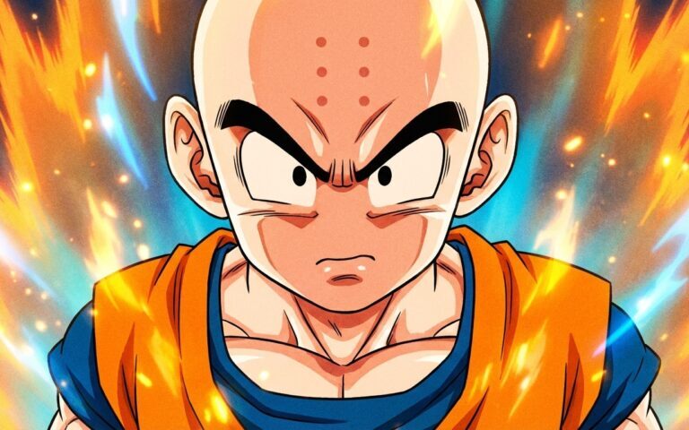 découvrez une illustration rare de krillin de dragon ball, un véritable trésor retrouvé qui fait revivre la nostalgie des fans des années 90.