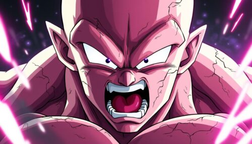 revivez le combat emblématique entre majin boo et les saiyans, un moment culte qui a marqué toute une génération de fans de dragon ball.