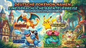 Quiz : Kennst du alle deutschen Pokémon-Namen und ihre Bedeutungen?
