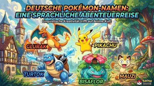 Quiz : Kennst du alle deutschen Pokémon-Namen und ihre Bedeutungen?